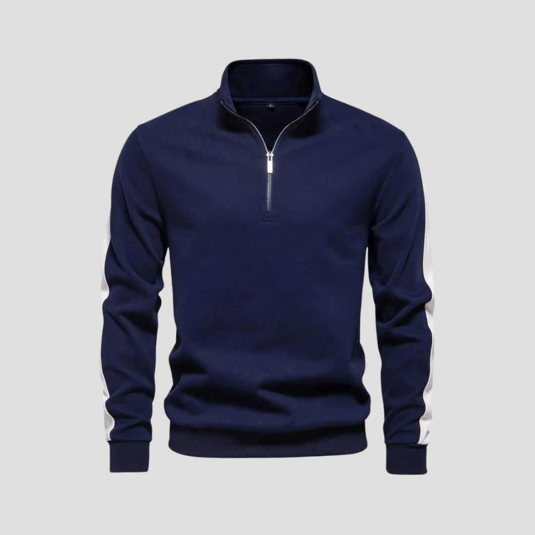 Athletic Fit Quarter Zip Sweatshirt – Comfortable Style for Active Days - 13