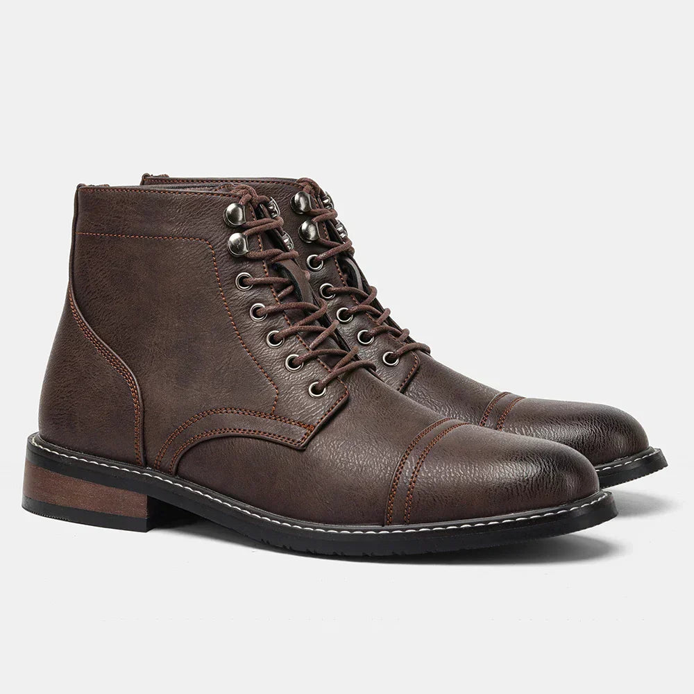 Vintage Derby Boots – Timeless Comfort for Versatile Occasions - 3