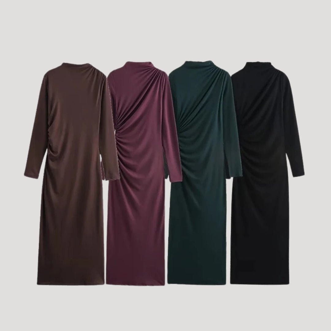 Sleek Midi Dress – Sophisticated Charm for Formal Occasions - 3