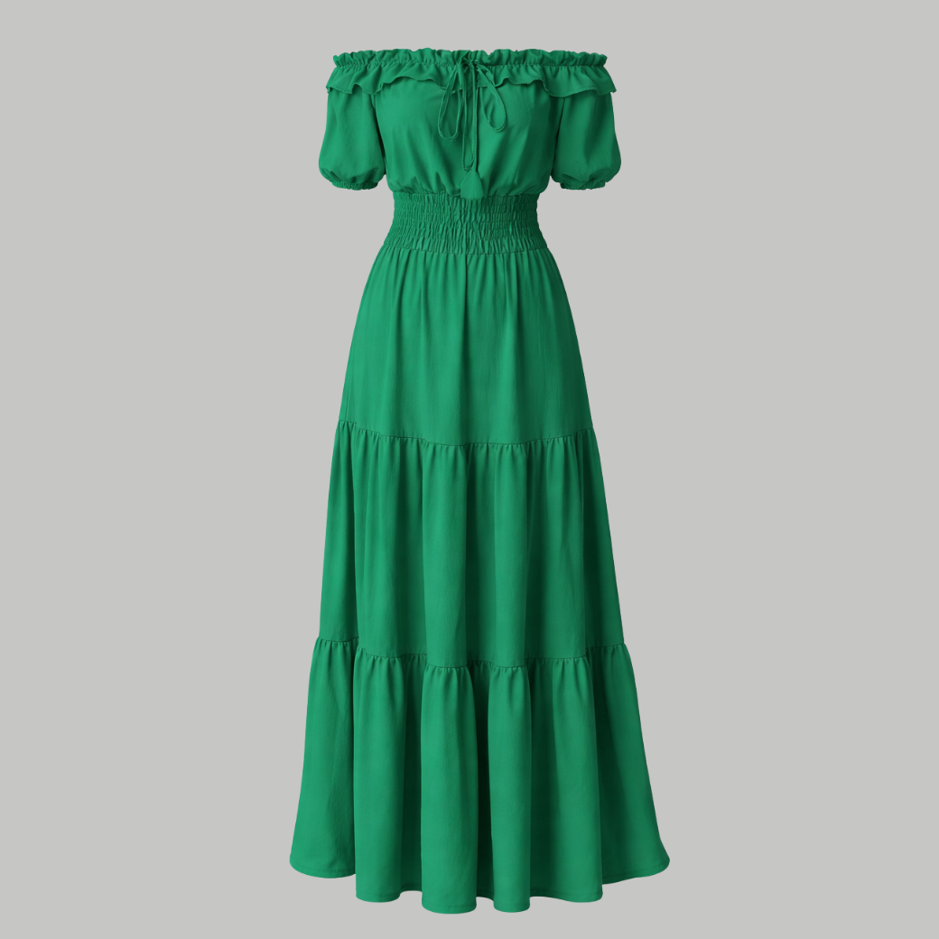 Off-Shoulder Maxi Dress – Flattering Style for Summer Outings