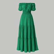 Off-Shoulder Maxi Dress – Flattering Style for Summer Outings