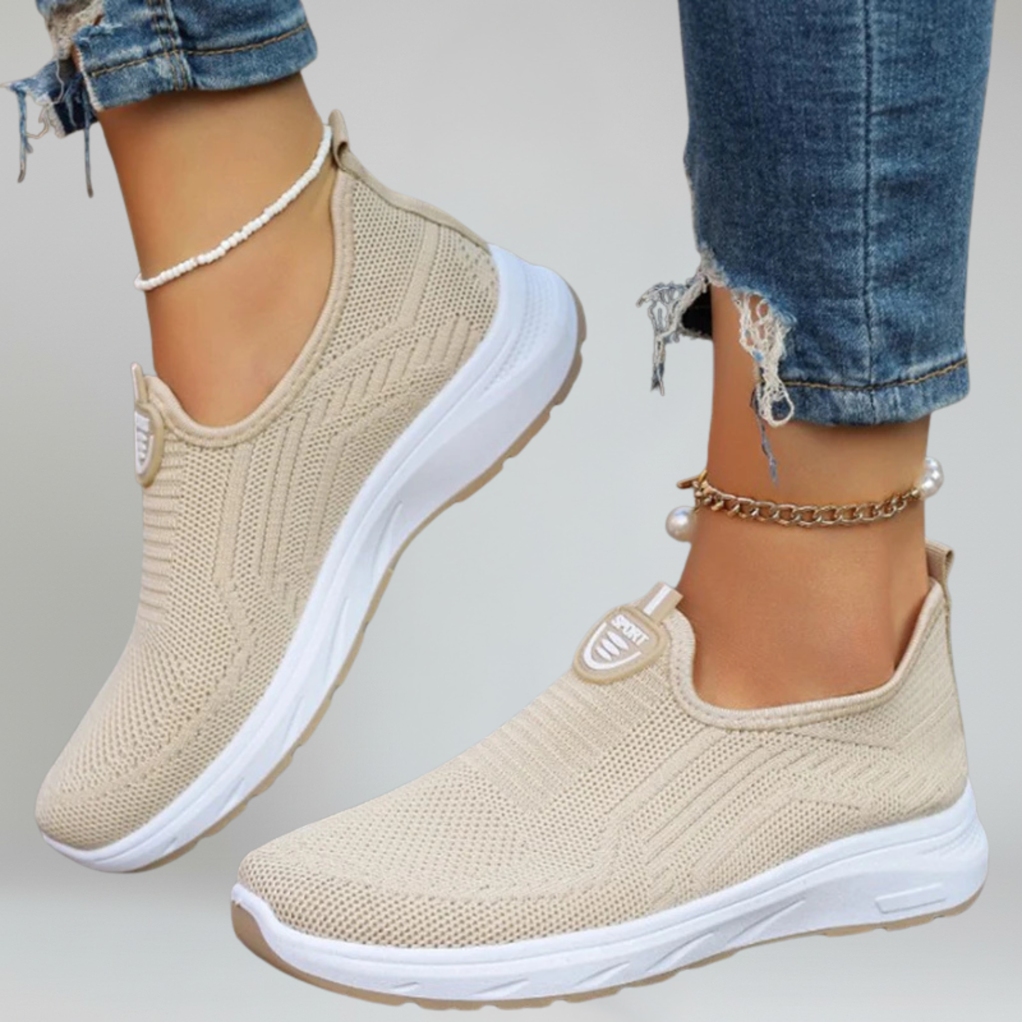 Breathable Slip-On Sneakers – Effortless Style for Everyday Wear - 3