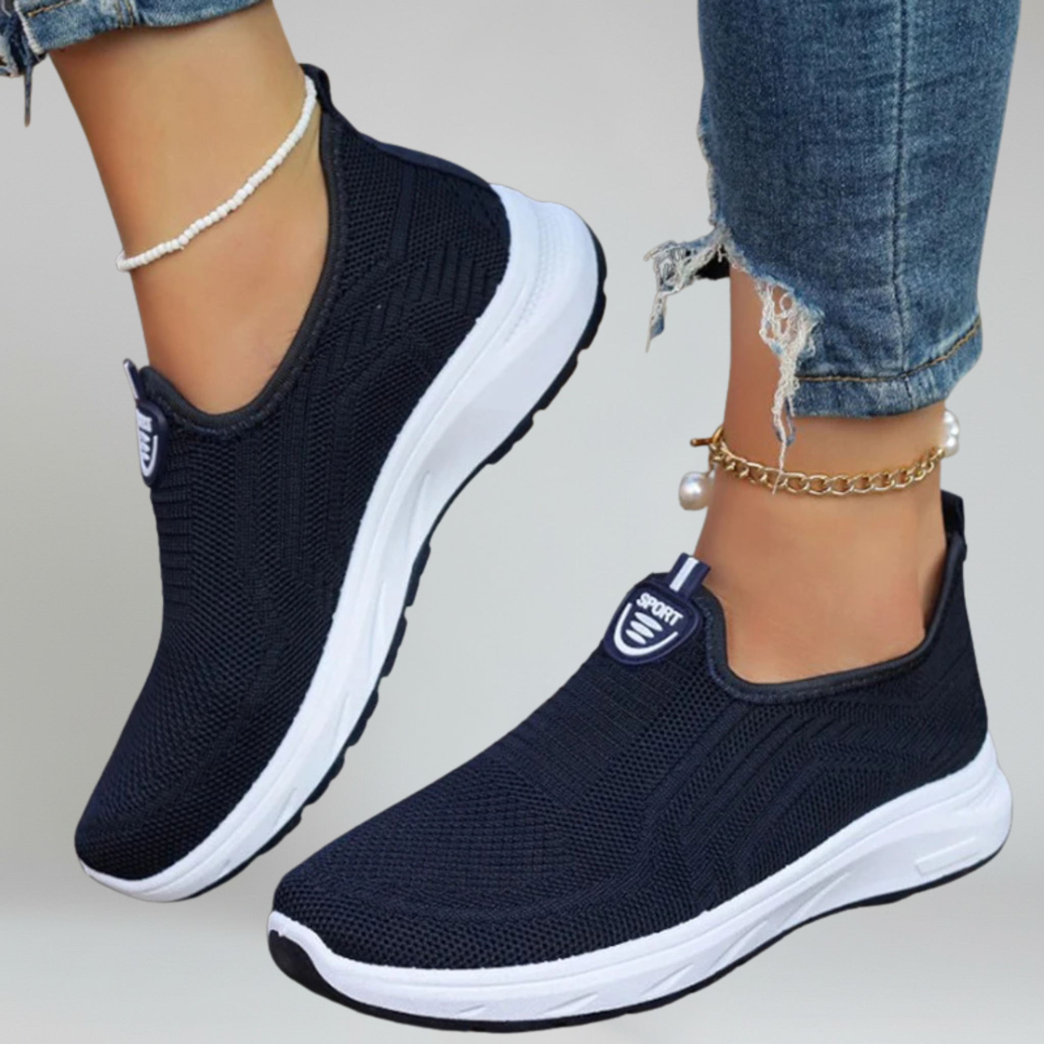 Breathable Slip-On Sneakers – Effortless Style for Everyday Wear - 8