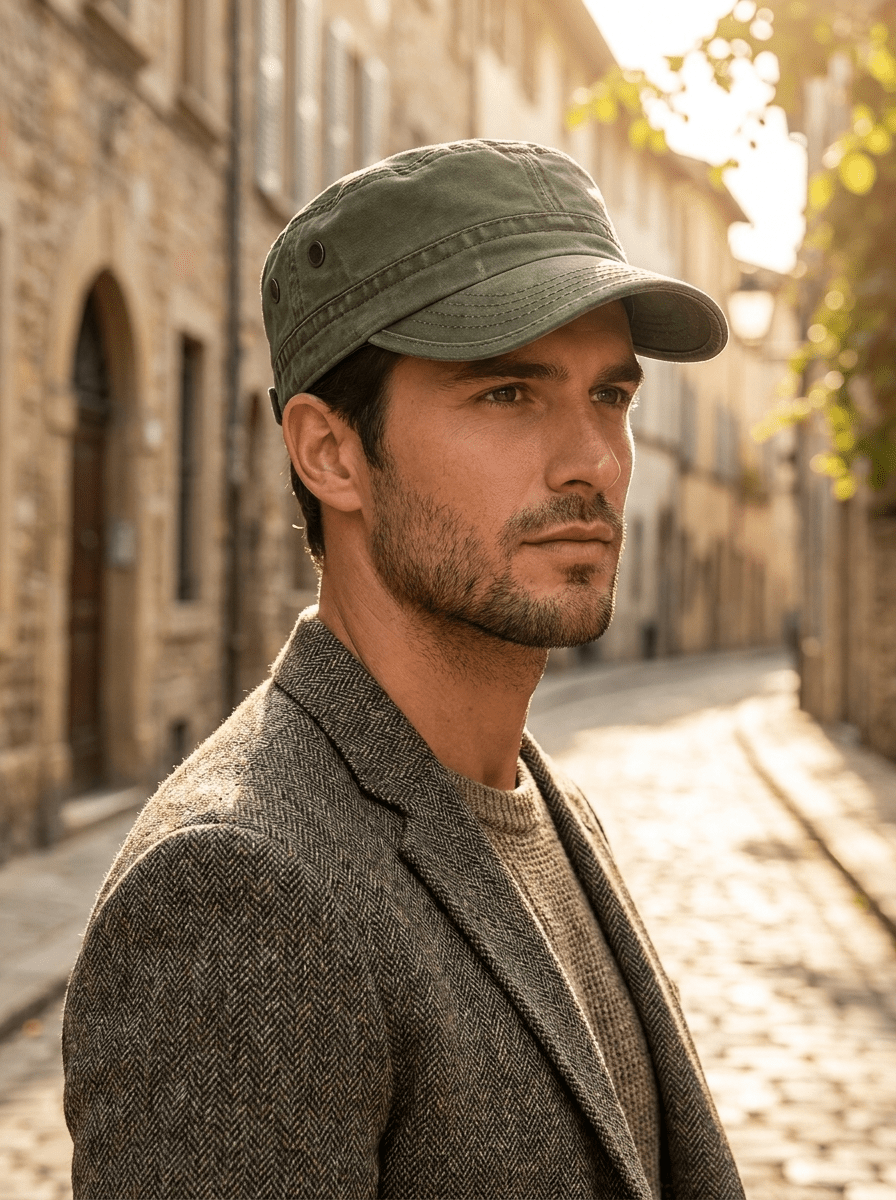 Accessoire – Mens – All Season – Stoere Heren Pet met Authentieke Look – Montford Co - Montford & Co