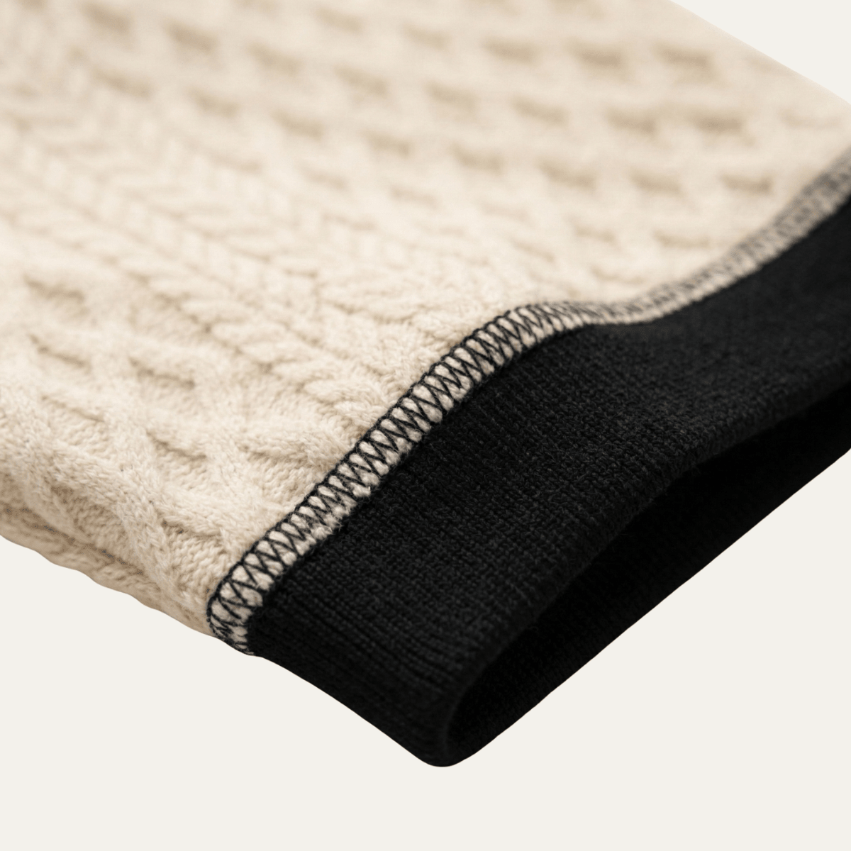 Apricot Knitted Polo Shirt with Rib Knit Details - Montford & Co