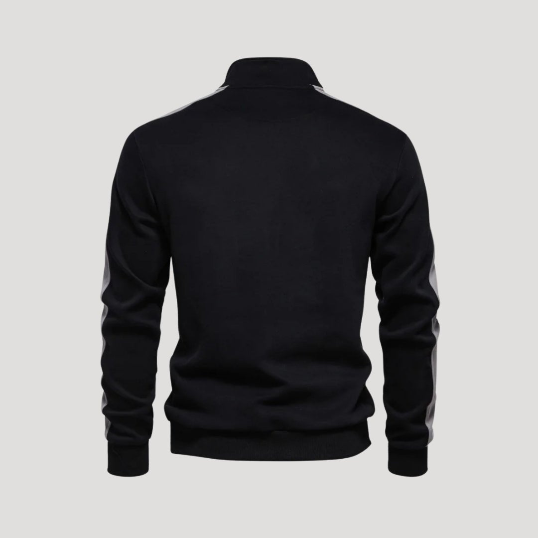 Athletic Fit Quarter Zip Sweatshirt - Montford & Co