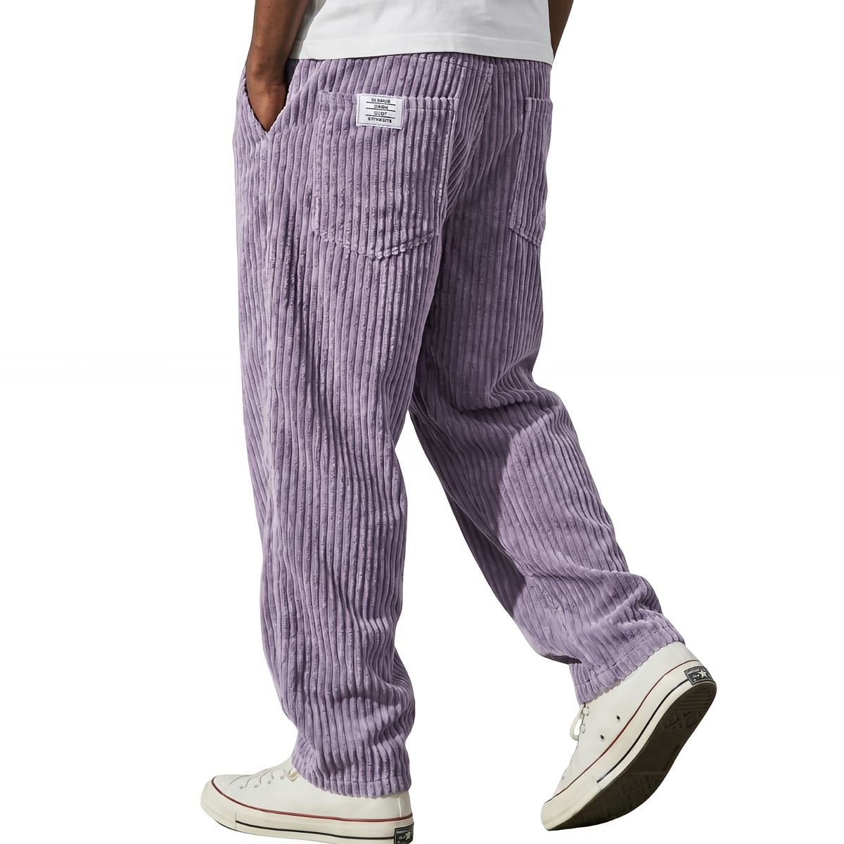 Bottom – Mens – All Season – Corduroy Broek met Elastische Taille – Montford Co - Montford & Co