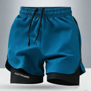 Bottom – Mens – All Season – Men's Quick Dry Multi Color Fitness Sports Leisure Shorts – Montford Co - Montford & Co
