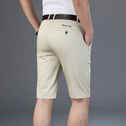 Bottom – Mens – Spring &amp; Summer – Casual Straight Elastic Shorts – Montford Co - Montford & Co