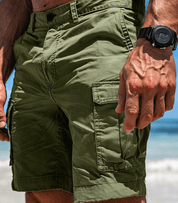 Bottom – Mens – Spring & Summer – Heren Cargo Korte Broek met Praktische Zakken – Montford Co - Montford & Co