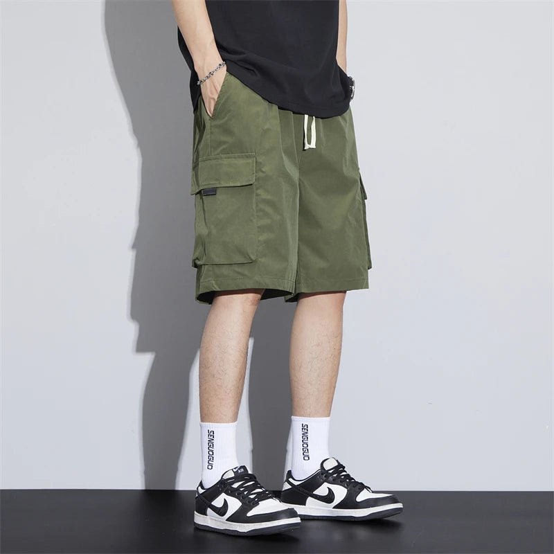 Bottom – Mens – Spring & Summer – Men's Cargo Shorts with Multi - Pockets – Montford Co - Montford & Co