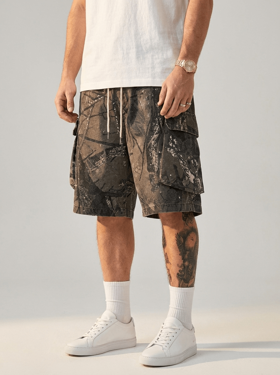 Bottom – Mens – Spring & Summer – Men's Fashionable Workwear Shorts – Montford Co - Montford & Co