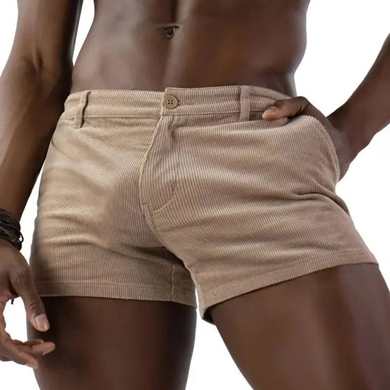 Bottom – Mens – Spring & Summer – Vintage Corduroy Shorts – Montford Co - Montford & Co