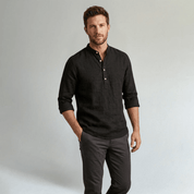 Breathable Linen Casual Button - Up Shirt - Montford & Co