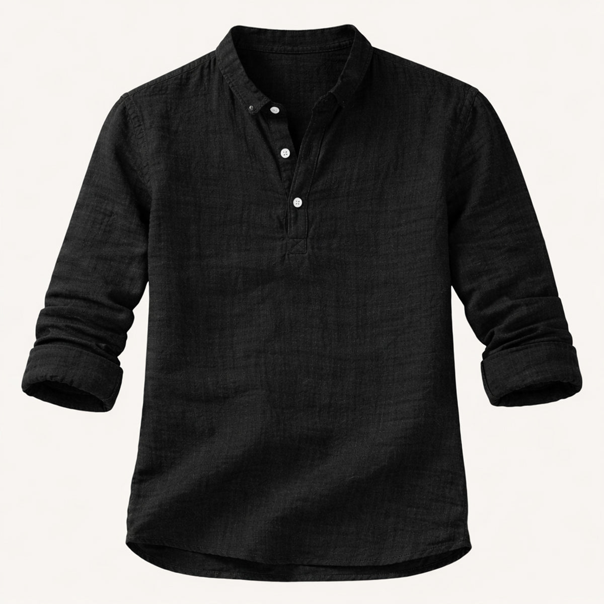 Breathable Linen Casual Button - Up Shirt - Montford & Co
