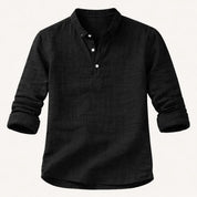 Breathable Linen Casual Button - Up Shirt - Montford & Co