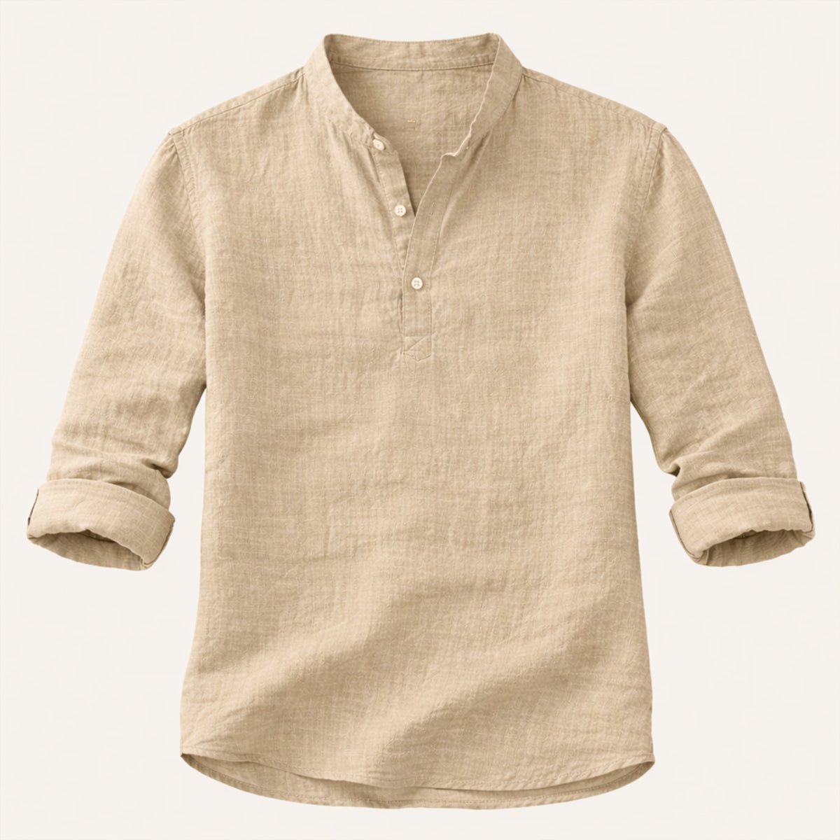 Breathable Linen Casual Button - Up Shirt - Montford & Co