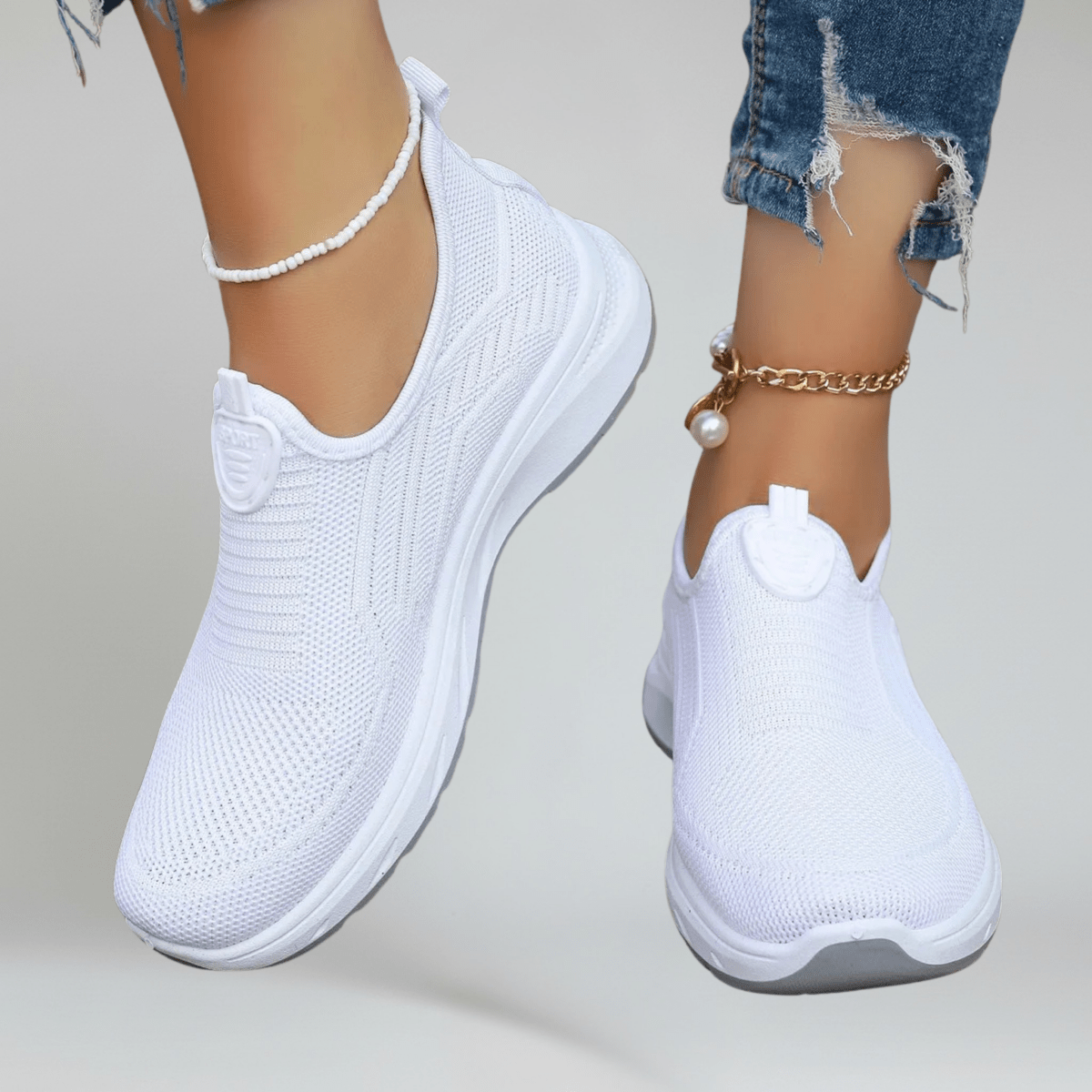 Breathable Slip - On Sneakers - Montford & Co