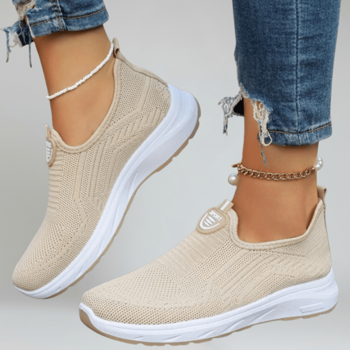 Breathable Slip - On Sneakers - Montford & Co