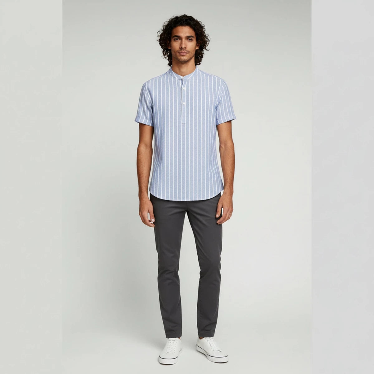 Breathable Striped Shirt - Montford & Co