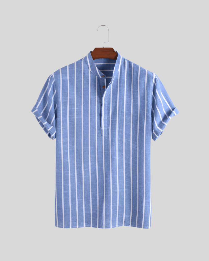 Breathable Striped Shirt - Montford & Co