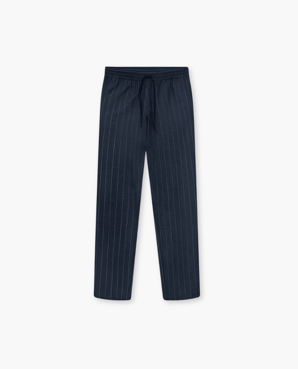 Breathable Striped Trousers - Montford & Co