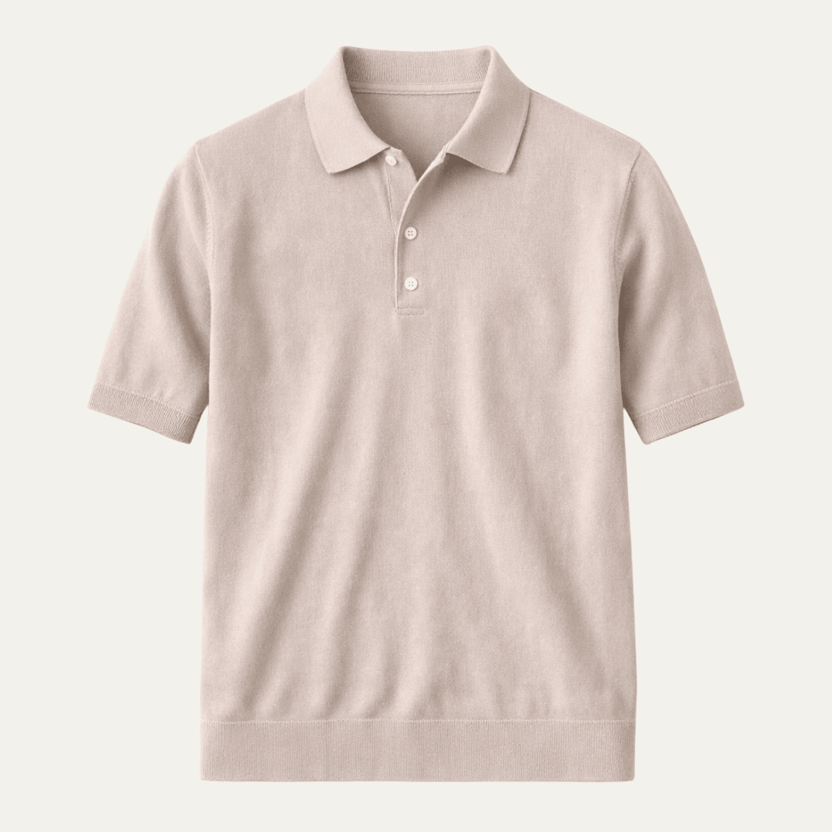 Business Casual Knitted Polo Shirt - Montford & Co