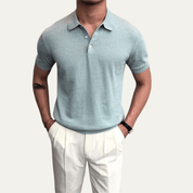Business Casual Knitted Polo Shirt - Montford & Co