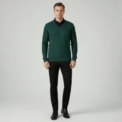 Casual Business Knit Polo Shirt - Montford & Co
