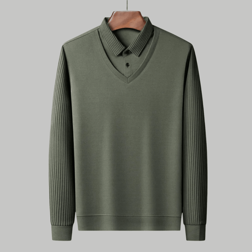 Casual Business Knit Polo Shirt - Montford & Co