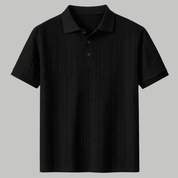 Casual Textured Polo Shirt - Montford & Co