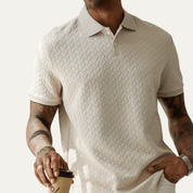Casual Textured Polo Shirt - Montford & Co