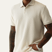 Casual Textured Polo Shirt - Montford & Co