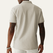 Casual Textured Polo Shirt - Montford & Co