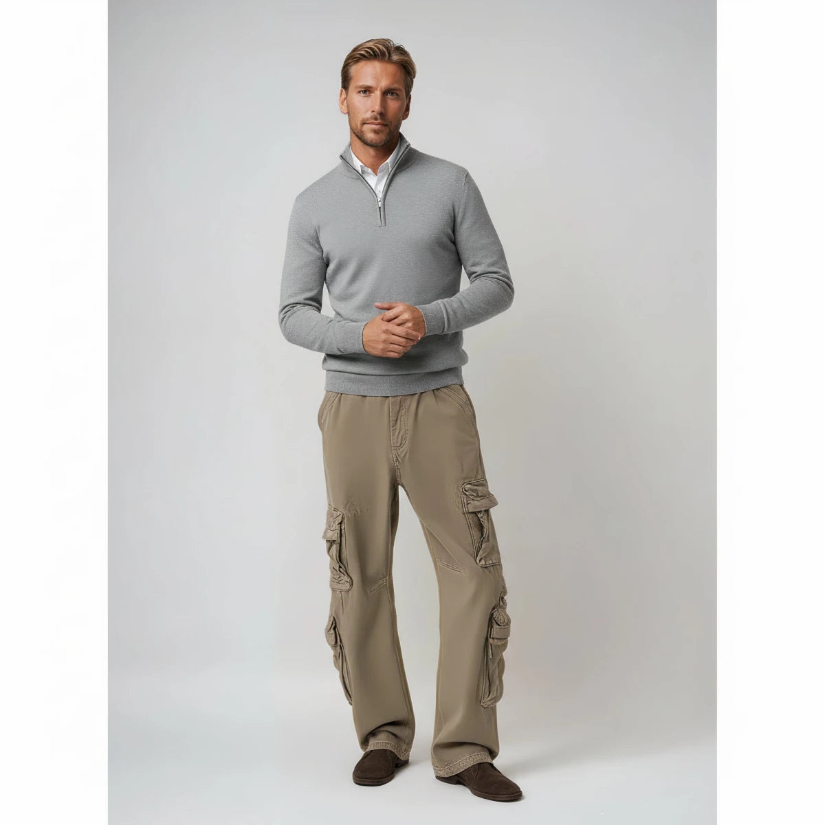 Classic Half - Zip Sweater - Montford & Co