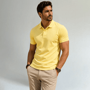 Classic Solid Relaxed Fit Polo Shirt - Montford & Co