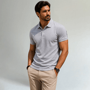 Classic Solid Relaxed Fit Polo Shirt - Montford & Co