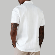 Classic Textured Polo Shirt - Montford & Co