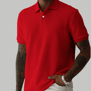 Classic Textured Summer Polo Shirt - Montford & Co