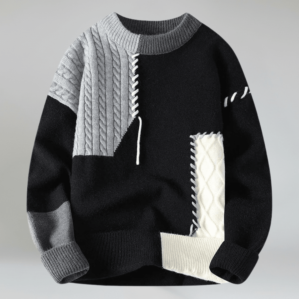 Color Block Knit Sweater - Montford & Co