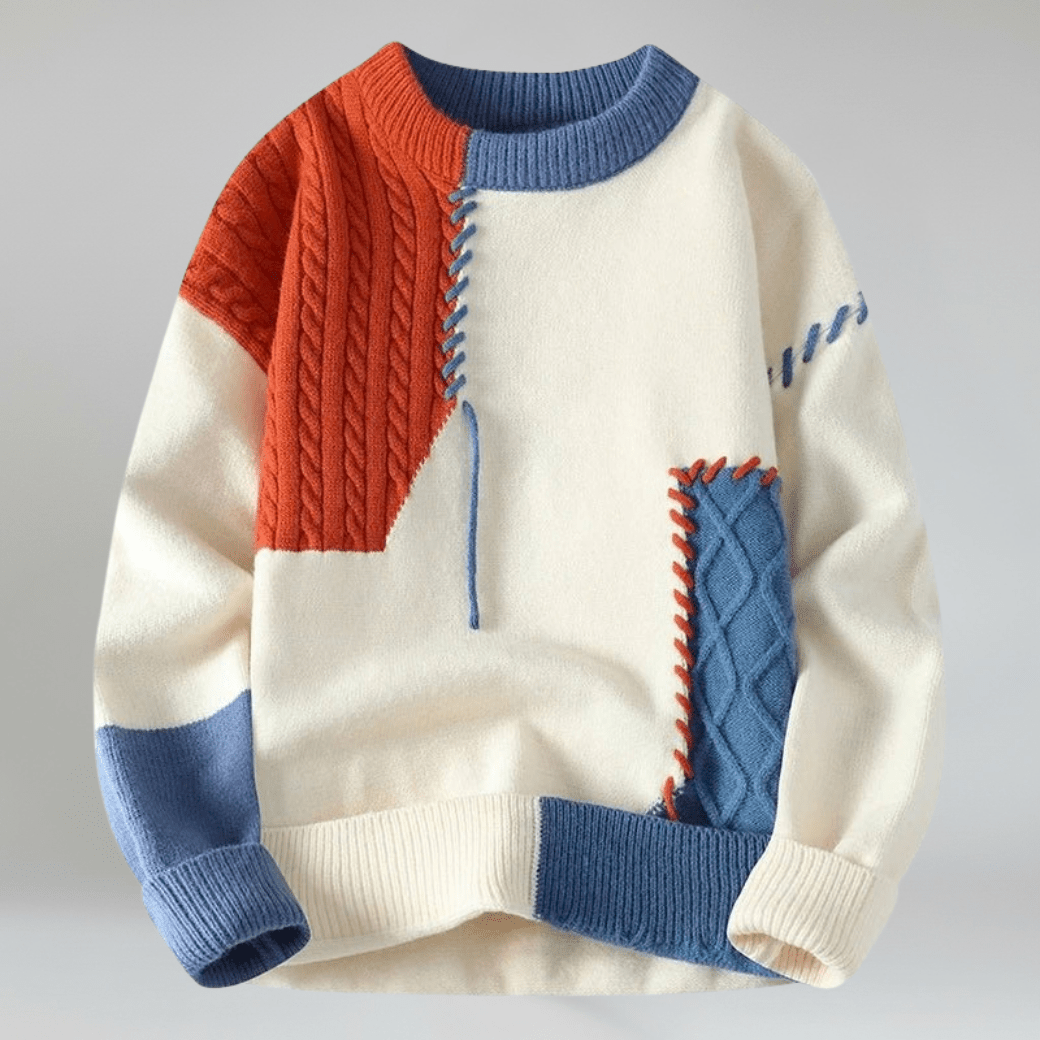 Color Block Knit Sweater - Montford & Co