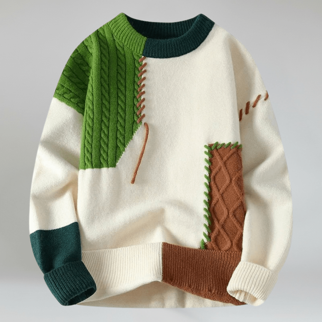 Color Block Knit Sweater - Montford & Co