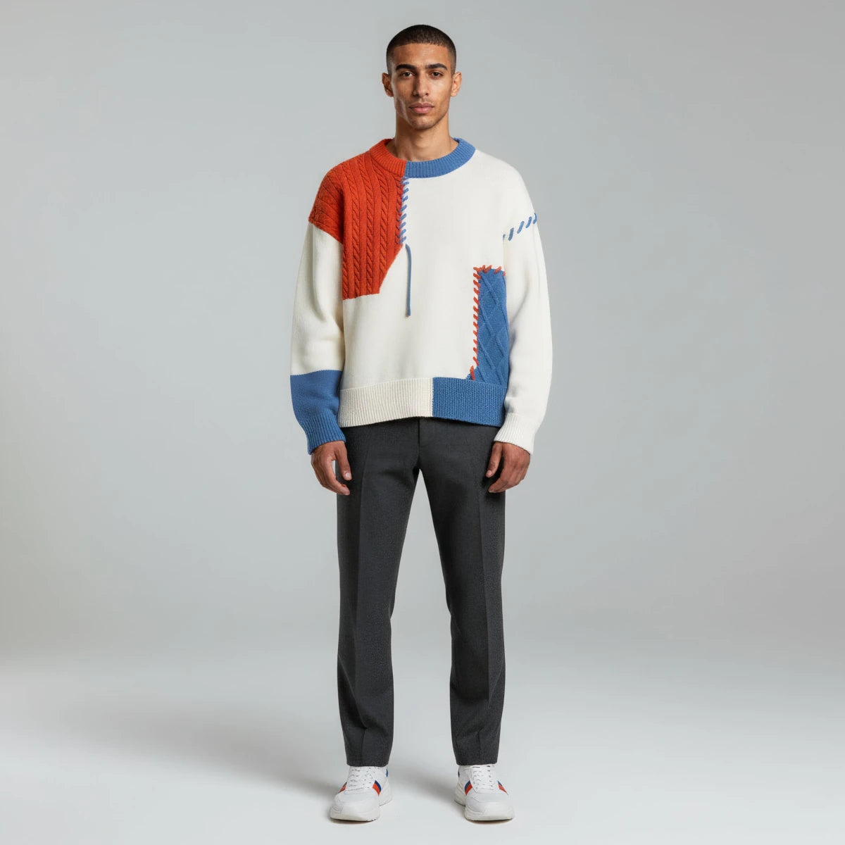 Color Block Knit Sweater - Montford & Co