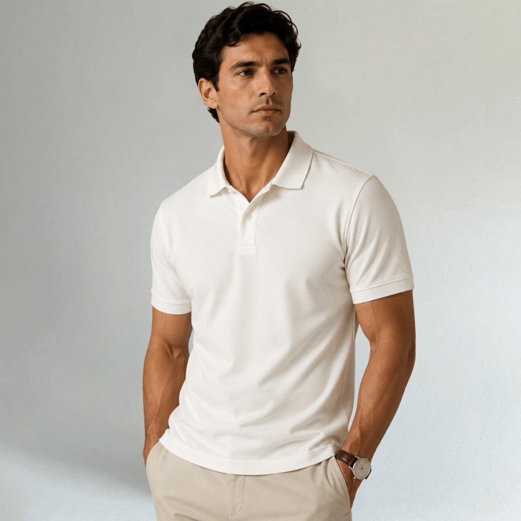 Corsica White Polo Shirt - Montford & Co