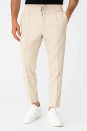 Cotton Blend Pants with Vintage Lining - Montford & Co