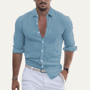 Cotton Linen Button - Up Shirts - Montford & Co