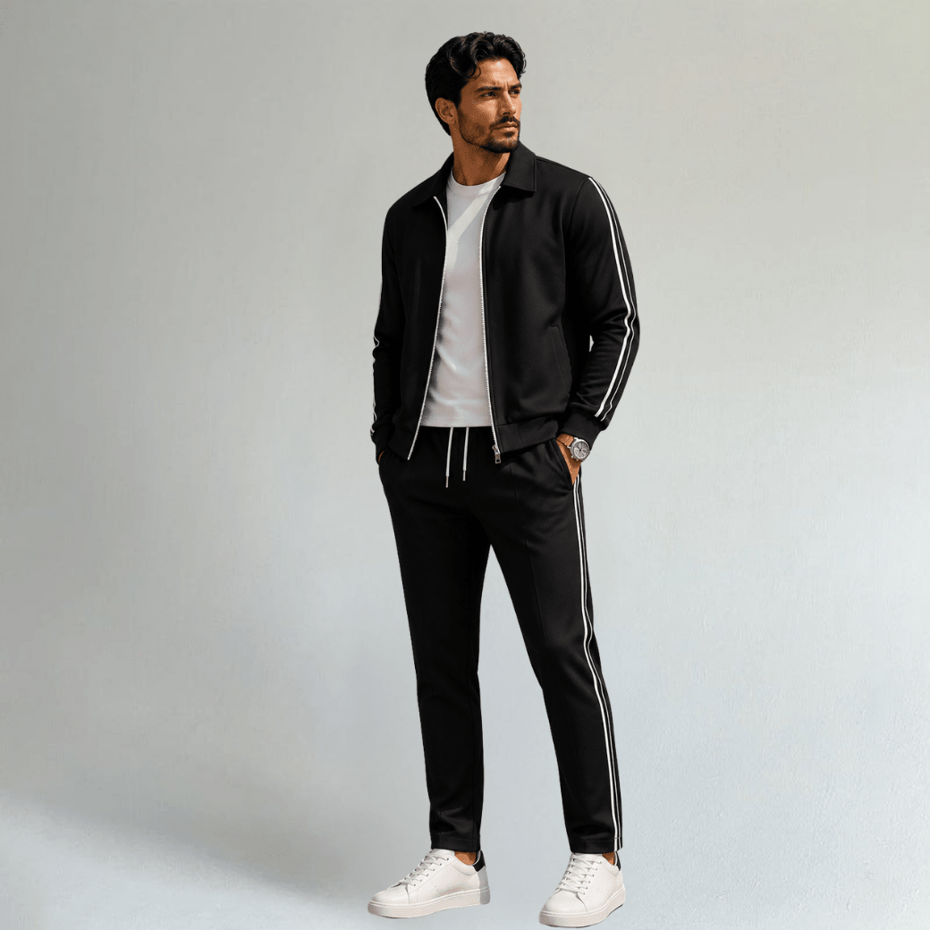 Cotton Tracksuit Set - Montford & Co