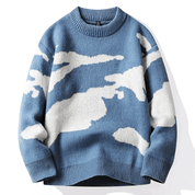 Cozy Cloud Print Sweater - Montford & Co