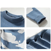 Cozy Cloud Print Sweater - Montford & Co