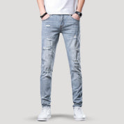 Distressed Slim Fit Jeans - Montford & Co